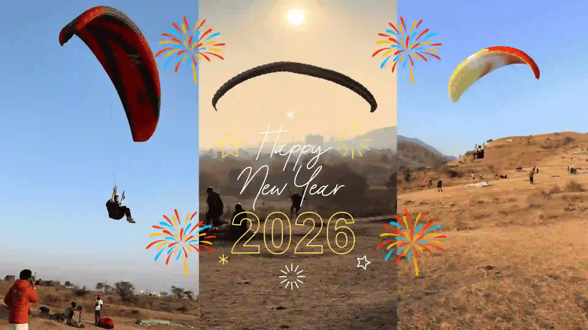 Soar into 2026: New Year Paragliding in Kamshet Image for blog: Soar into 2026: New Year Paragliding in Kamshet