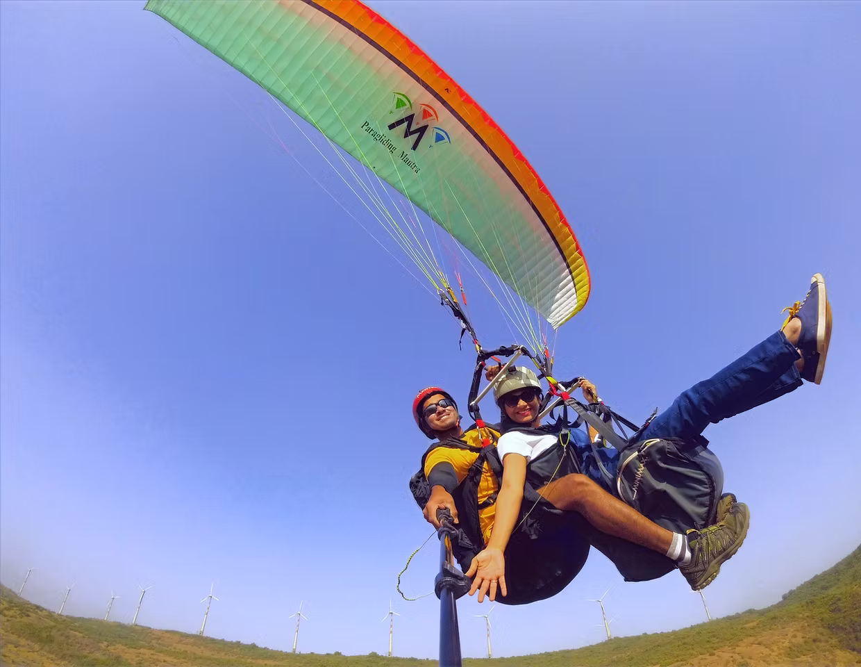 Instructional Tandem Paragliding: Take the Controls Over Kamshet Image for blog: Instructional Tandem Paragliding: Take the Controls Over Kamshet