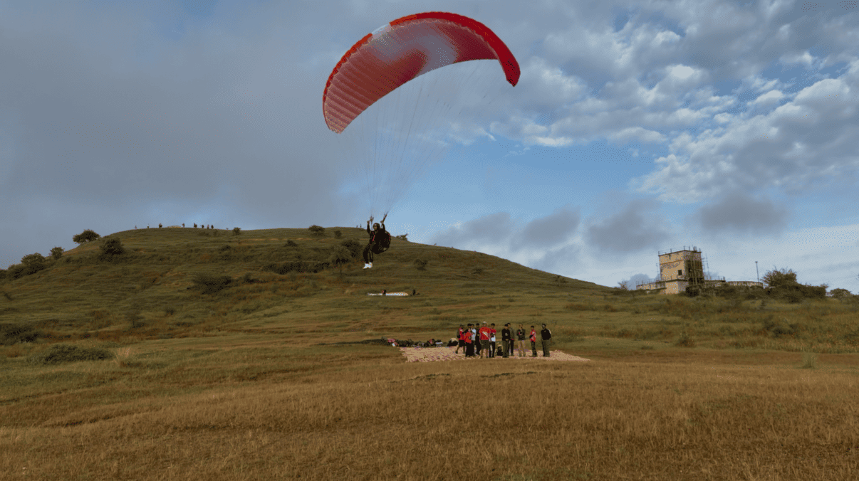 Paragliding training 1